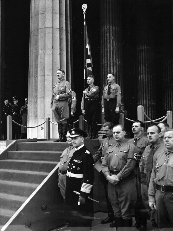Adolf Hitler at the fifteenth commemoration of the Putsch